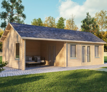 Lough Derg Log Cabin 9.3m x 4.0m  - 1 Room